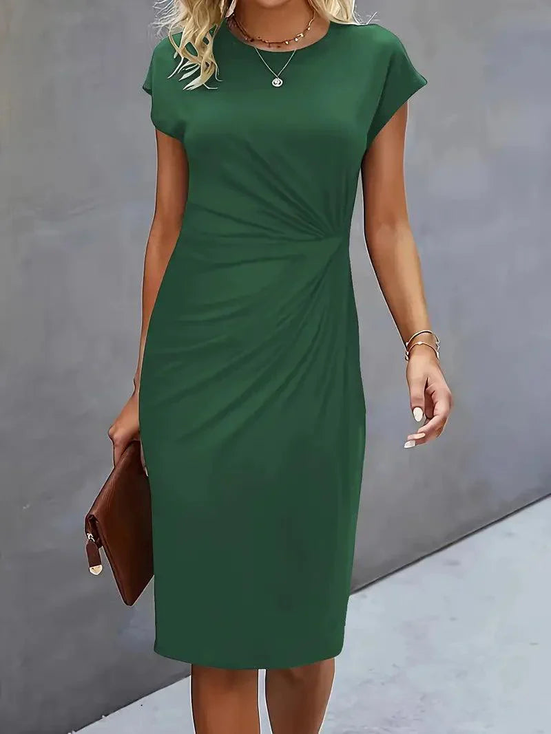 Variant image for Damen Kleider Elegantes Schmal Kleid mit Rundhalsausschnitt - Mia-31