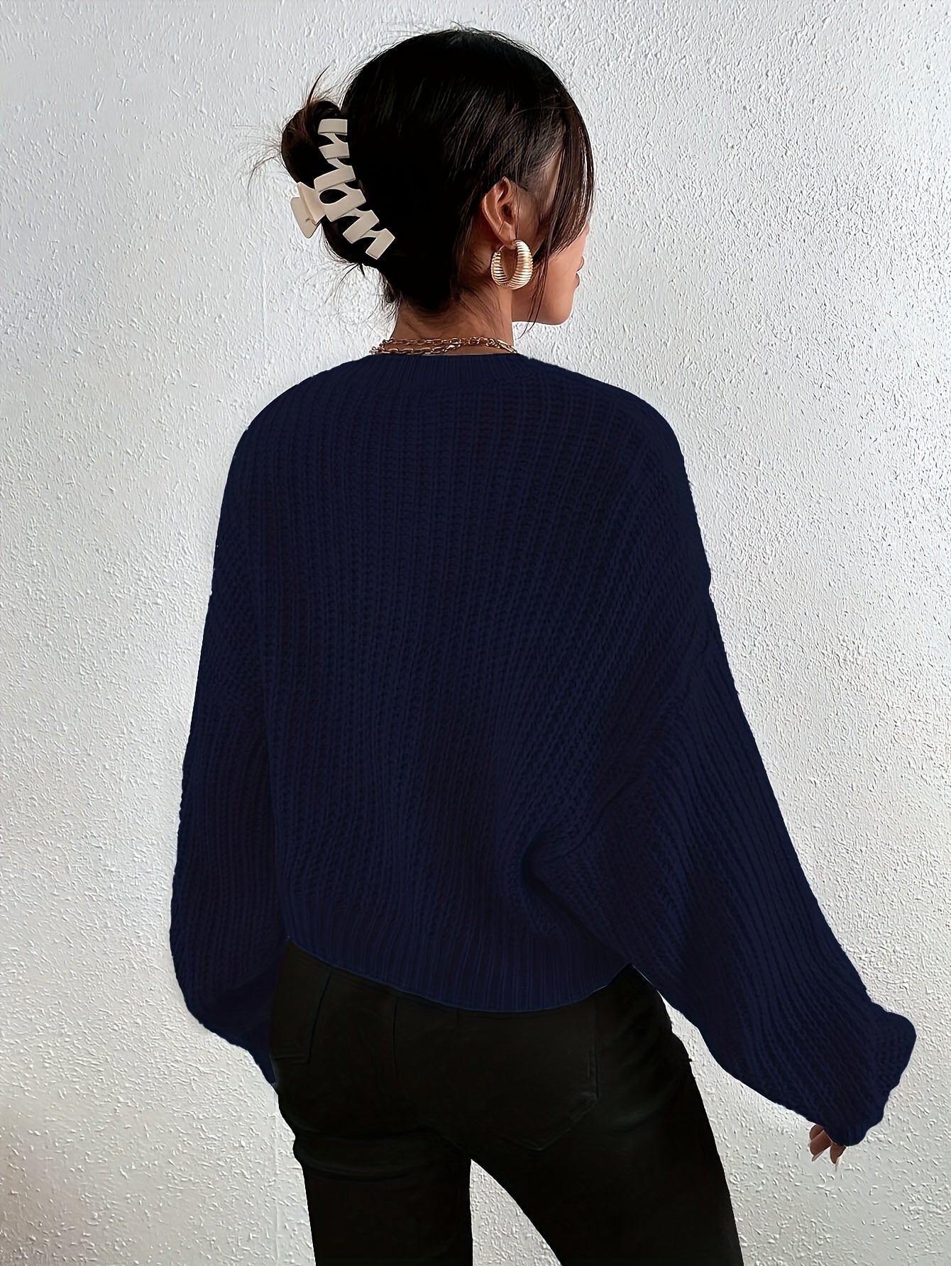 Simone - Pullover aus Baumwolle mit Rundhalsausschnitt