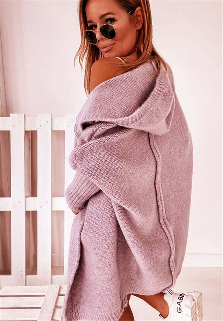 Tereza | Trendiger Strickcardigan mit langen Ärmeln