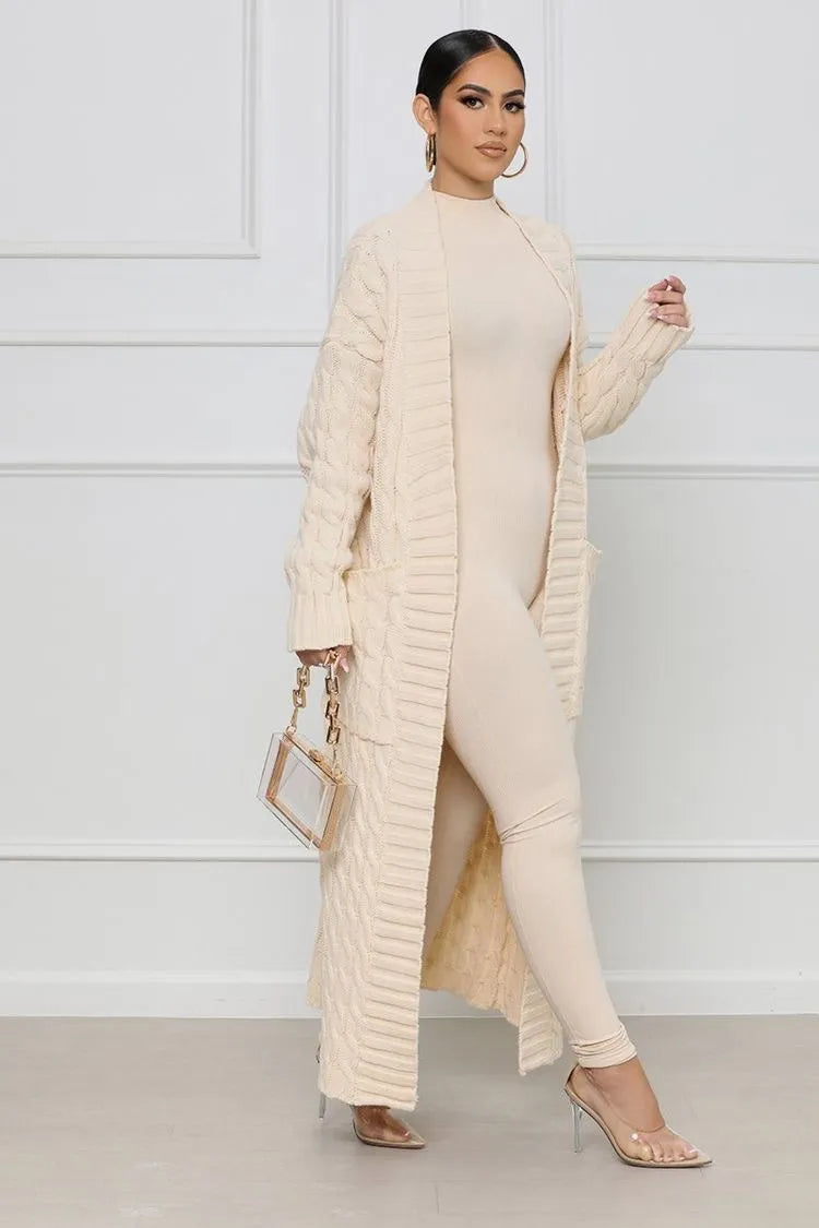 Rita - Elegante Lange Strickjacke für Damen