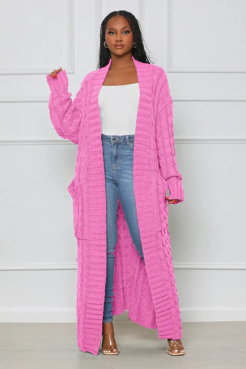Rita - Elegante Lange Strickjacke für Damen