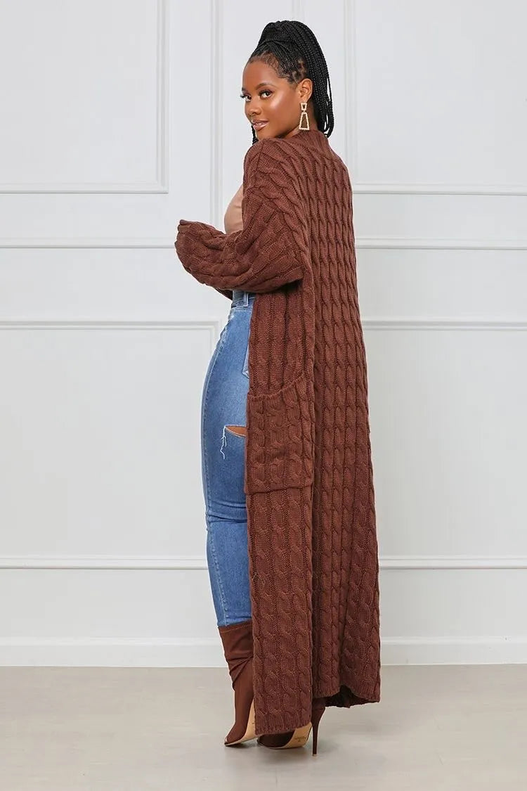 Rita - Elegante Lange Strickjacke für Damen