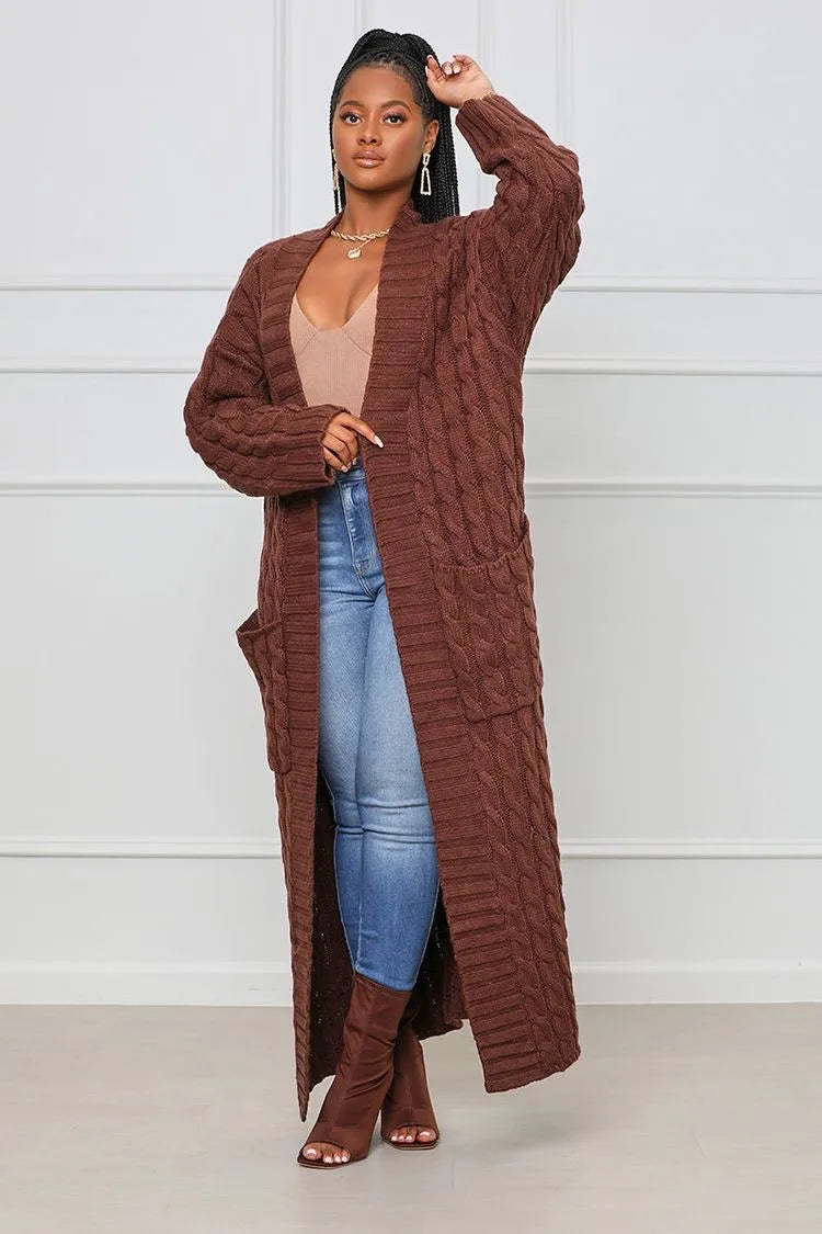 Rita - Elegante Lange Strickjacke für Damen