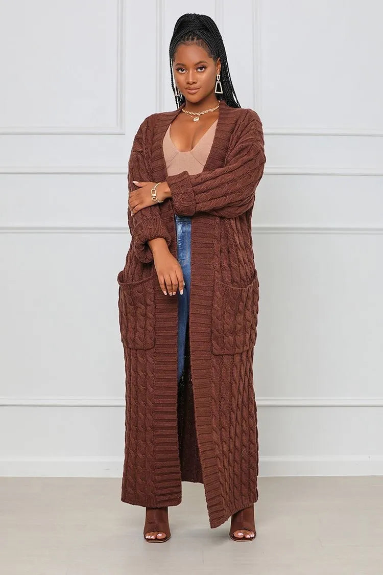 Rita - Elegante Lange Strickjacke für Damen
