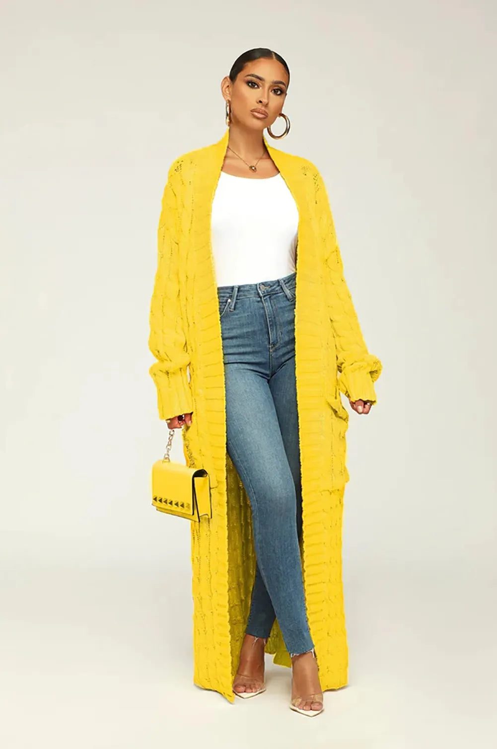 Rita - Elegante Lange Strickjacke für Damen