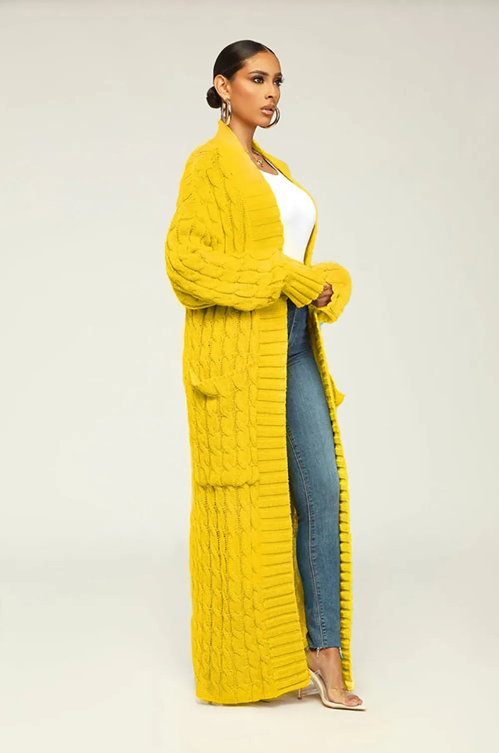 Rita - Elegante Lange Strickjacke für Damen