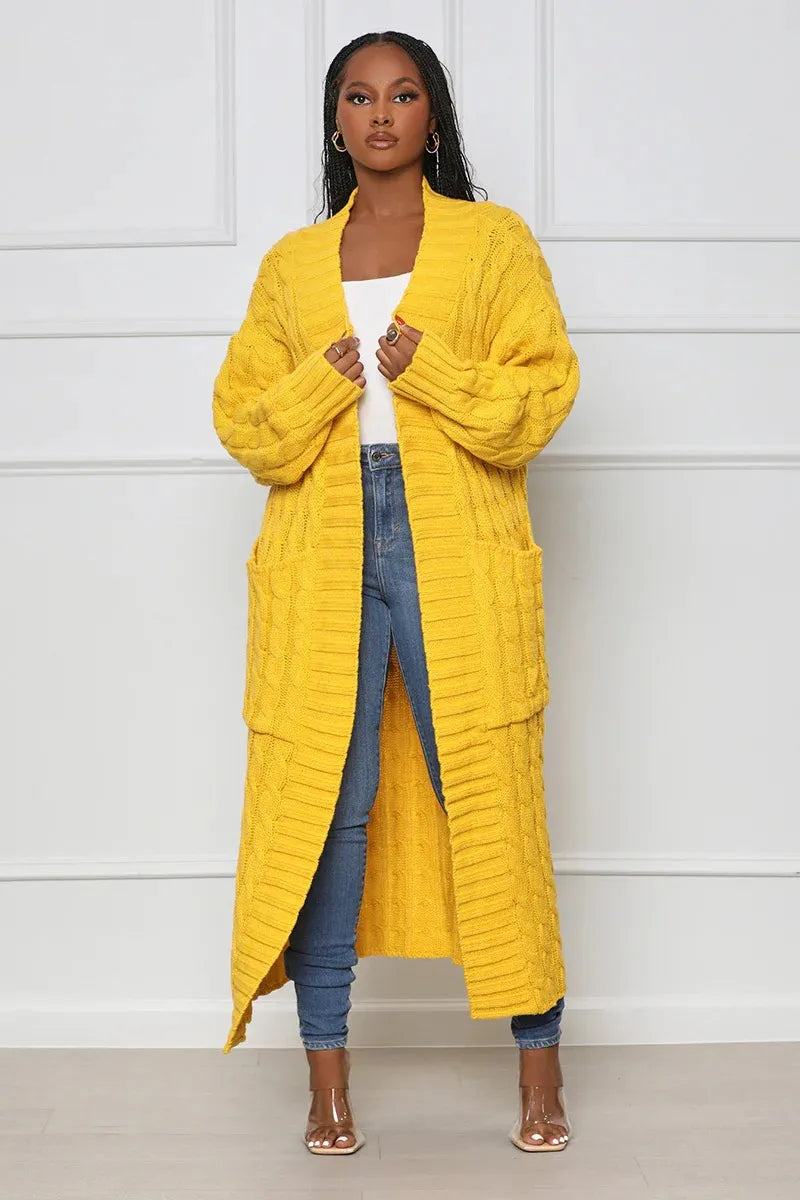Rita - Elegante Lange Strickjacke für Damen