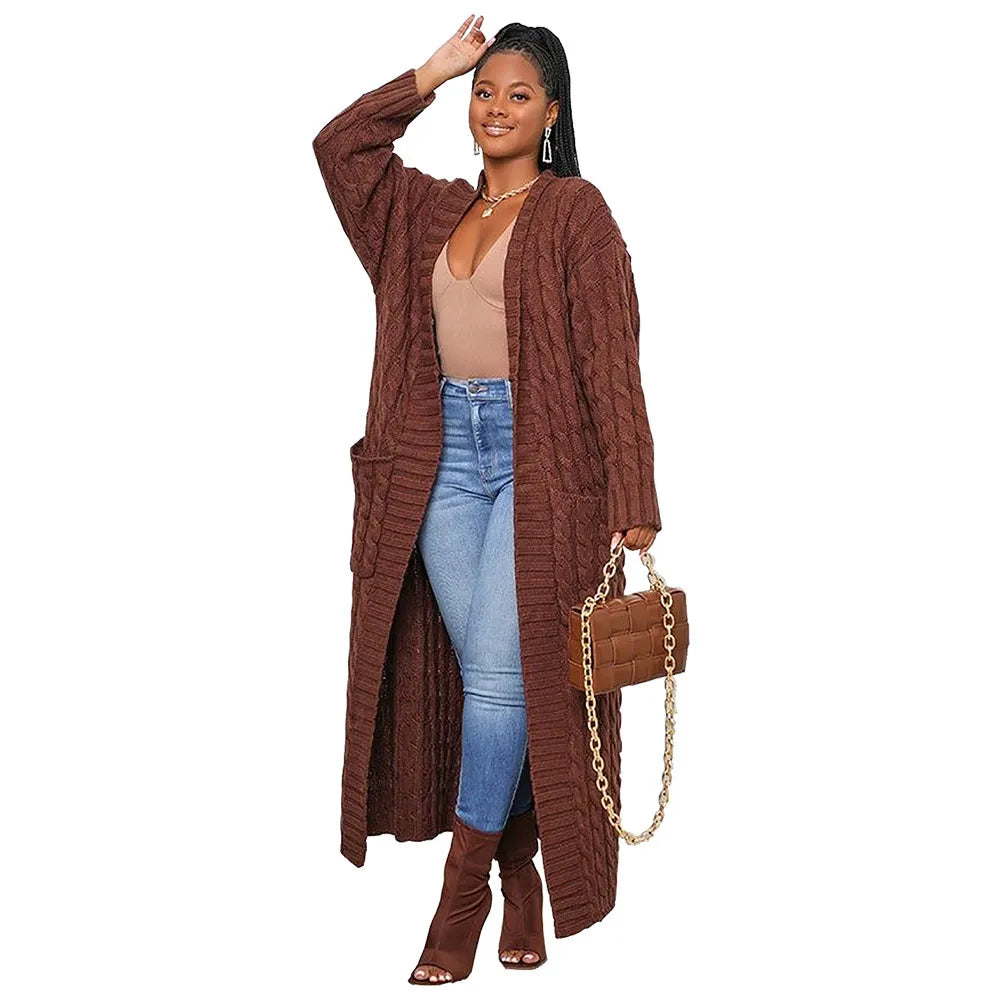 Rita - Elegante Lange Strickjacke für Damen