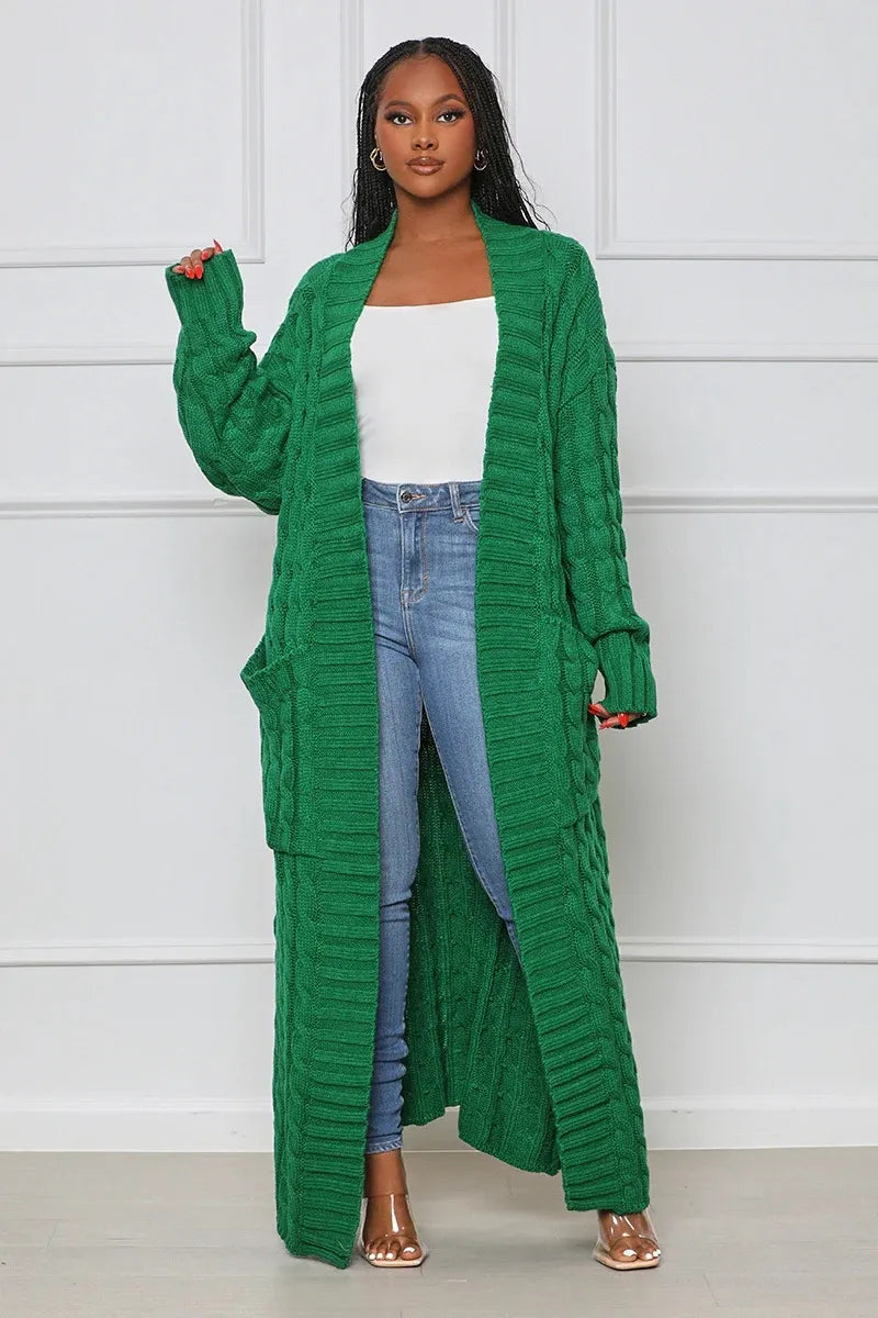 Rita - Elegante Lange Strickjacke für Damen
