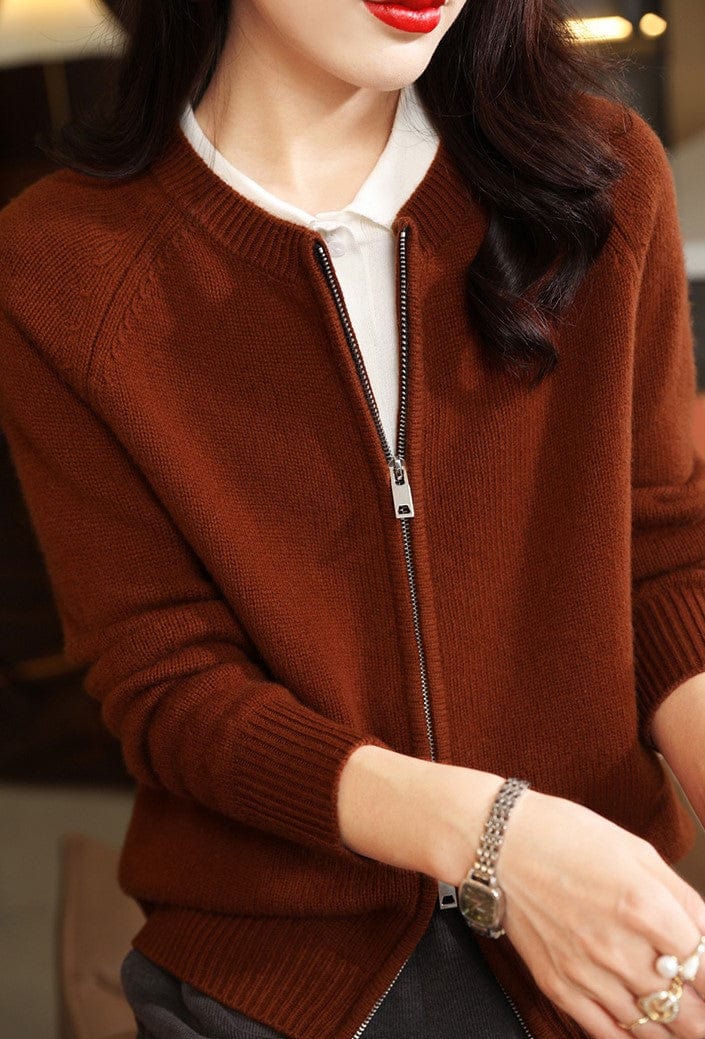 Laurel - Langärmeliger Strick Cardigan