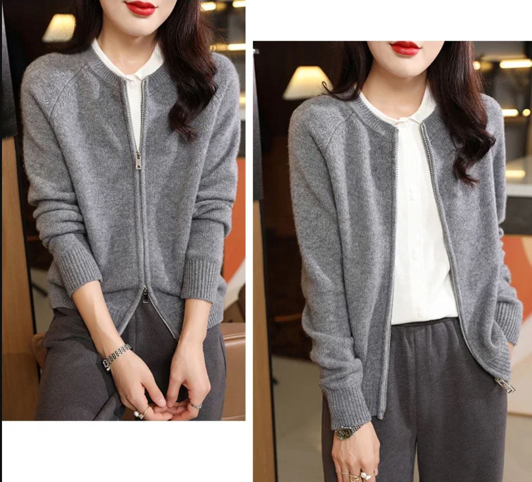 Laurel - Langärmeliger Strick Cardigan