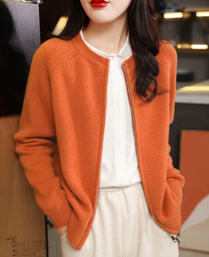 Laurel - Langärmeliger Strick Cardigan