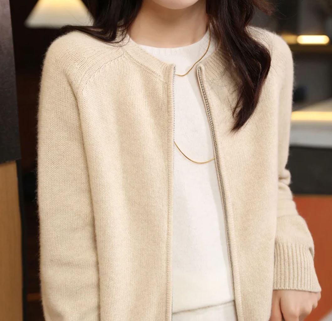 Laurel - Langärmeliger Strick Cardigan