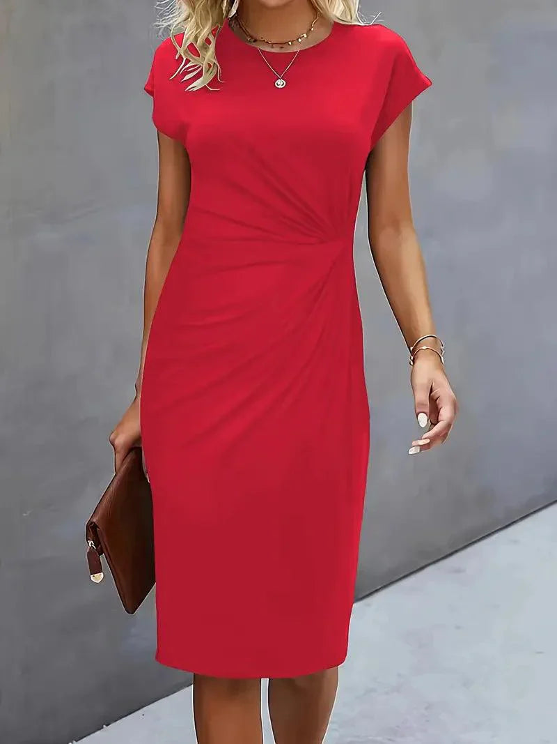 Variant image for Damen Kleider Elegantes Schmal Kleid mit Rundhalsausschnitt - Mia-7