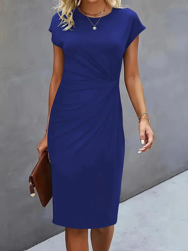 Variant image for Damen Kleider Elegantes Schmal Kleid mit Rundhalsausschnitt - Mia-37