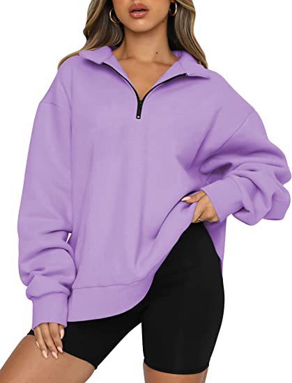 Janessa - Sweatshirt mit Kragen für Frauen