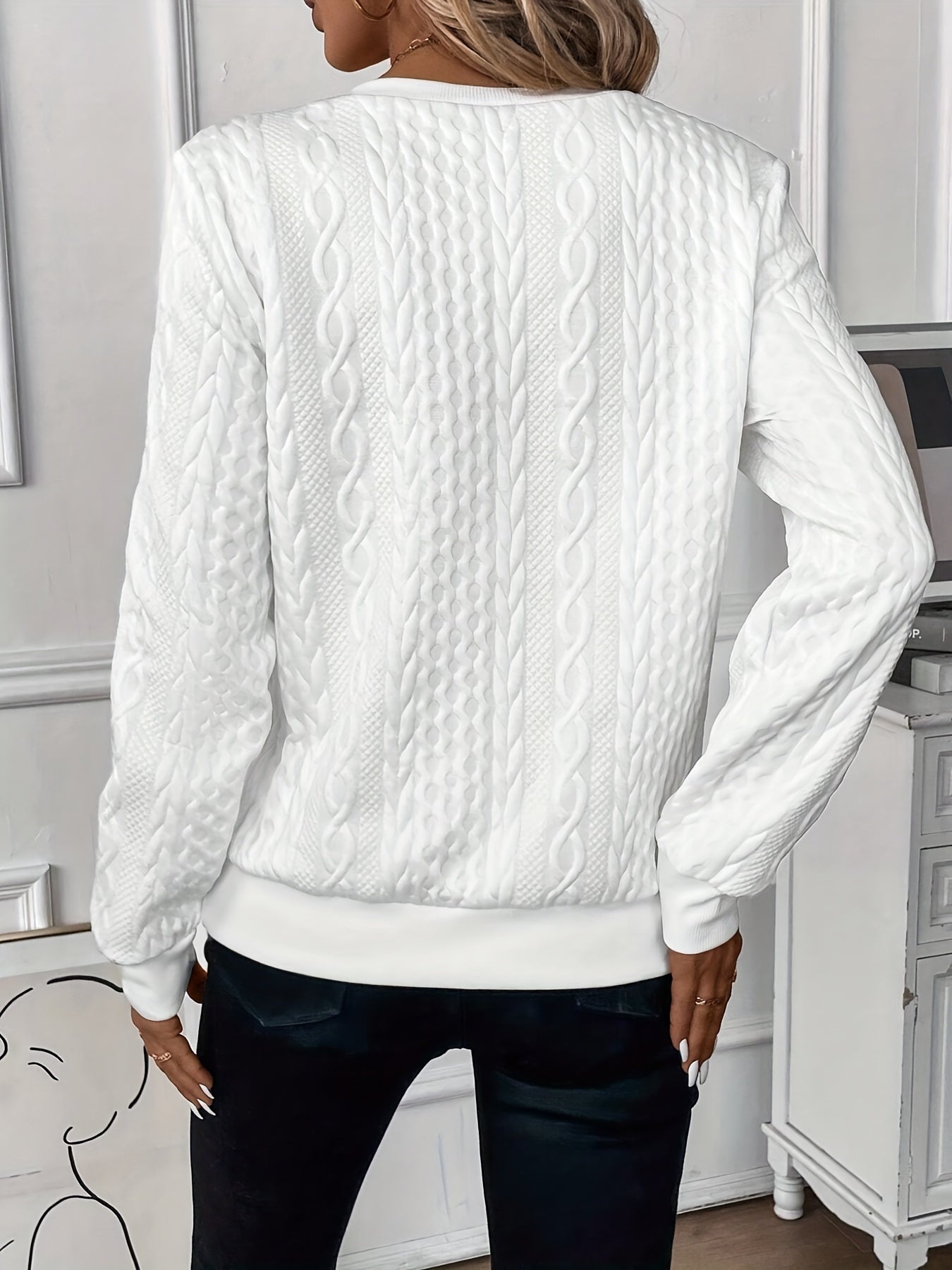 Eleganter Komfort-Pullover