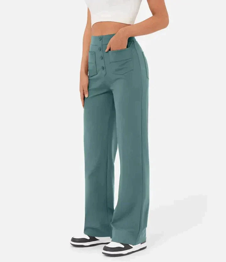 Lozenda - Leafwear Hosen mit hohen Webungen
