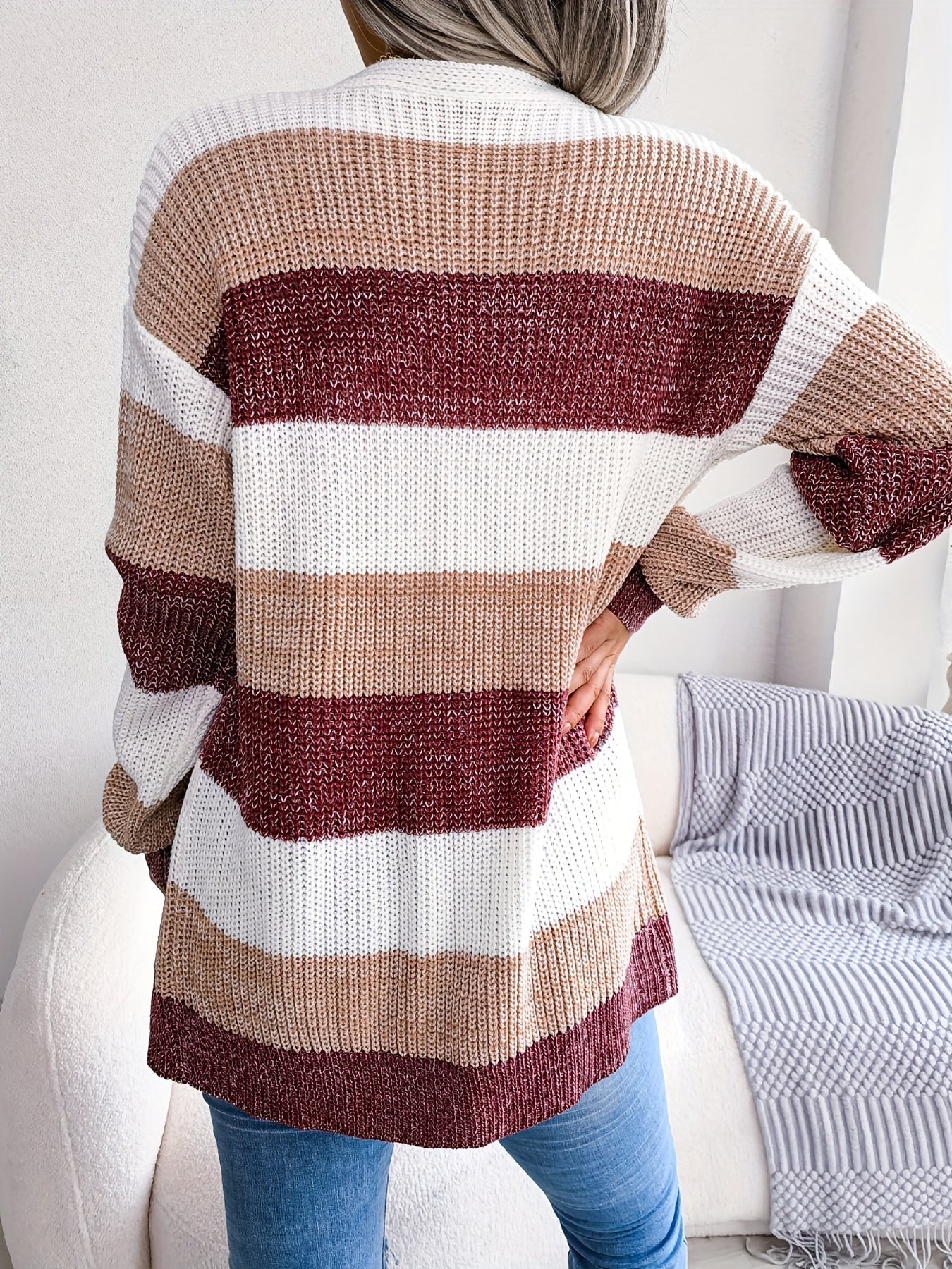 Herbst Stylische Strickjacke