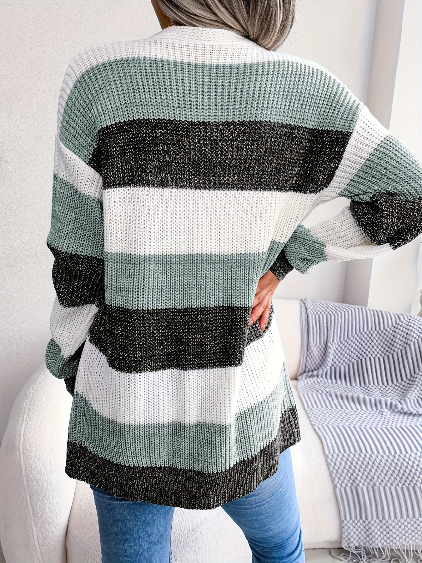 Herbst Stylische Strickjacke