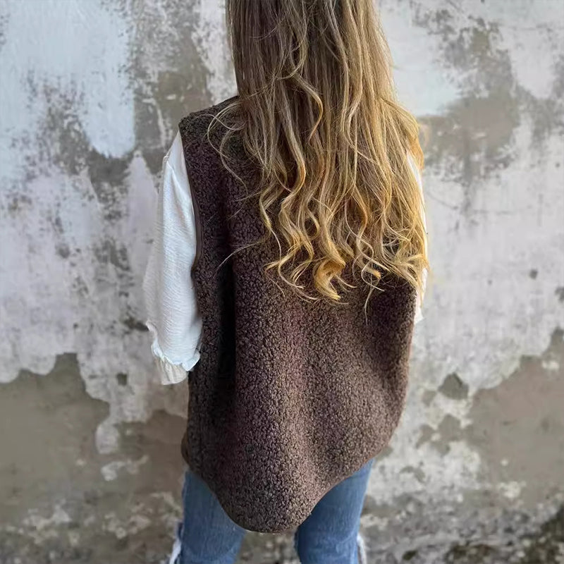 Herbst Knöpfe Strickjacke