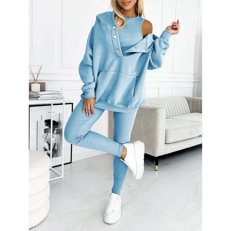3 teilige Cozy Hoodie Set