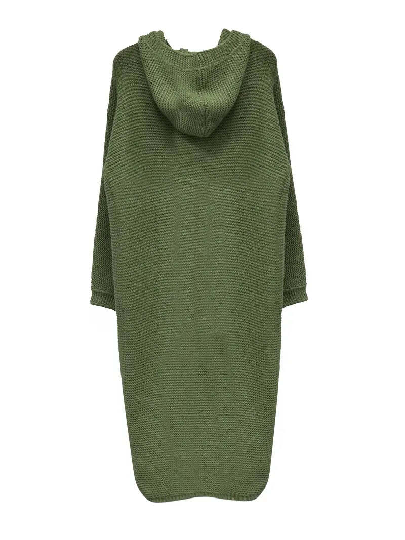 Kuschelige Lange Strickjacke Damen