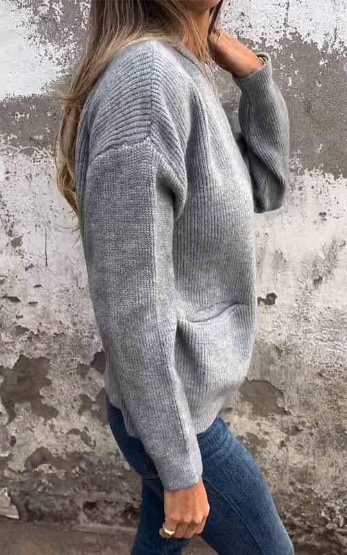 Kuschelige ZIp-Strickjacke