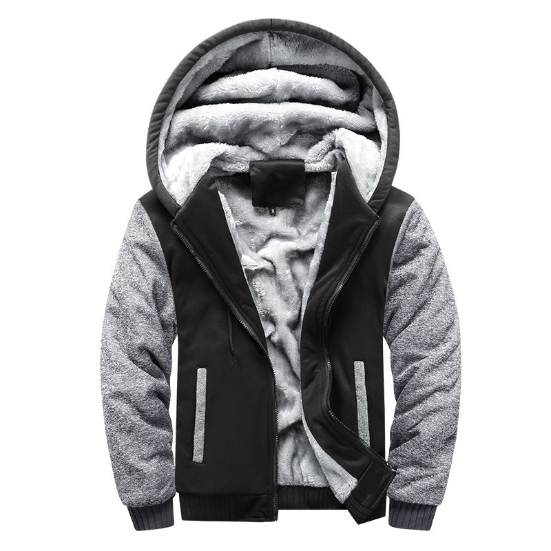 Diether - Fleecejacke mit kuscheliger Kapuze