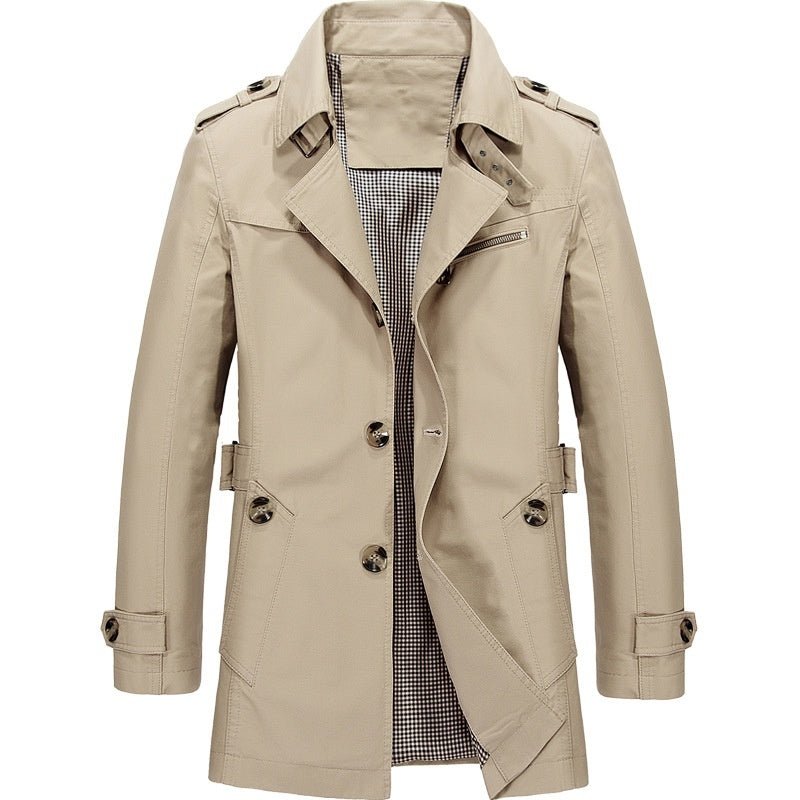 Hans - Trenchcoat mit umgeschlagenem Kragen