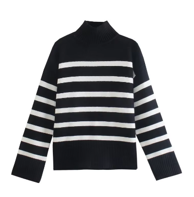 Solanyth | Langärmeliger Rollkragenpullover für Frauen