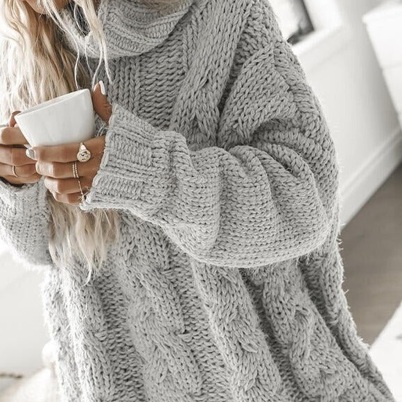 Pullover mit hohem Kragen - Lozenda