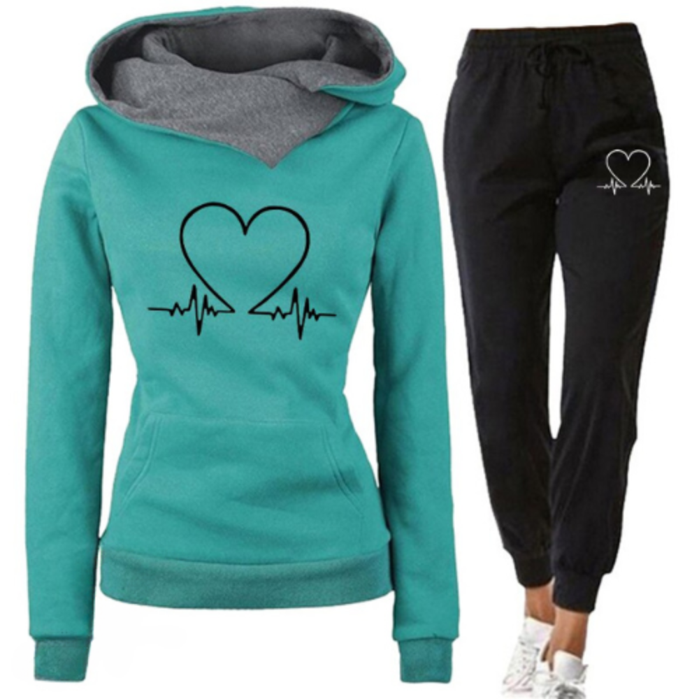 Lozenda - Kuschelig warmes Herzschlag-Joggingset