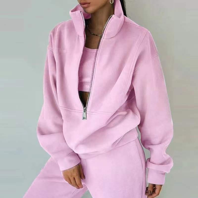 Lozenda - ActiveFit Stylisches 3-teiliges Jogging-Lounge-Set