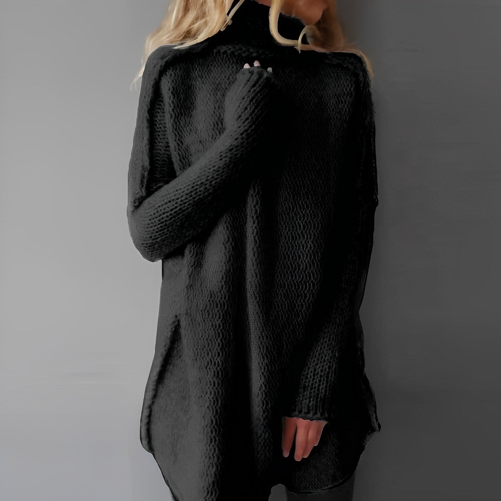 Lozenda  - Langer Strickpullover